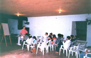 Primeiras turmas de estudo em 2005.